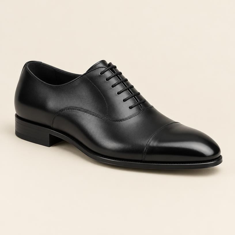 Sapato Social Oxford Couro Preto